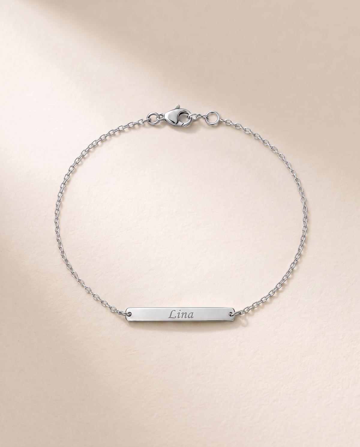 Bracelet Bébé, finition argentée